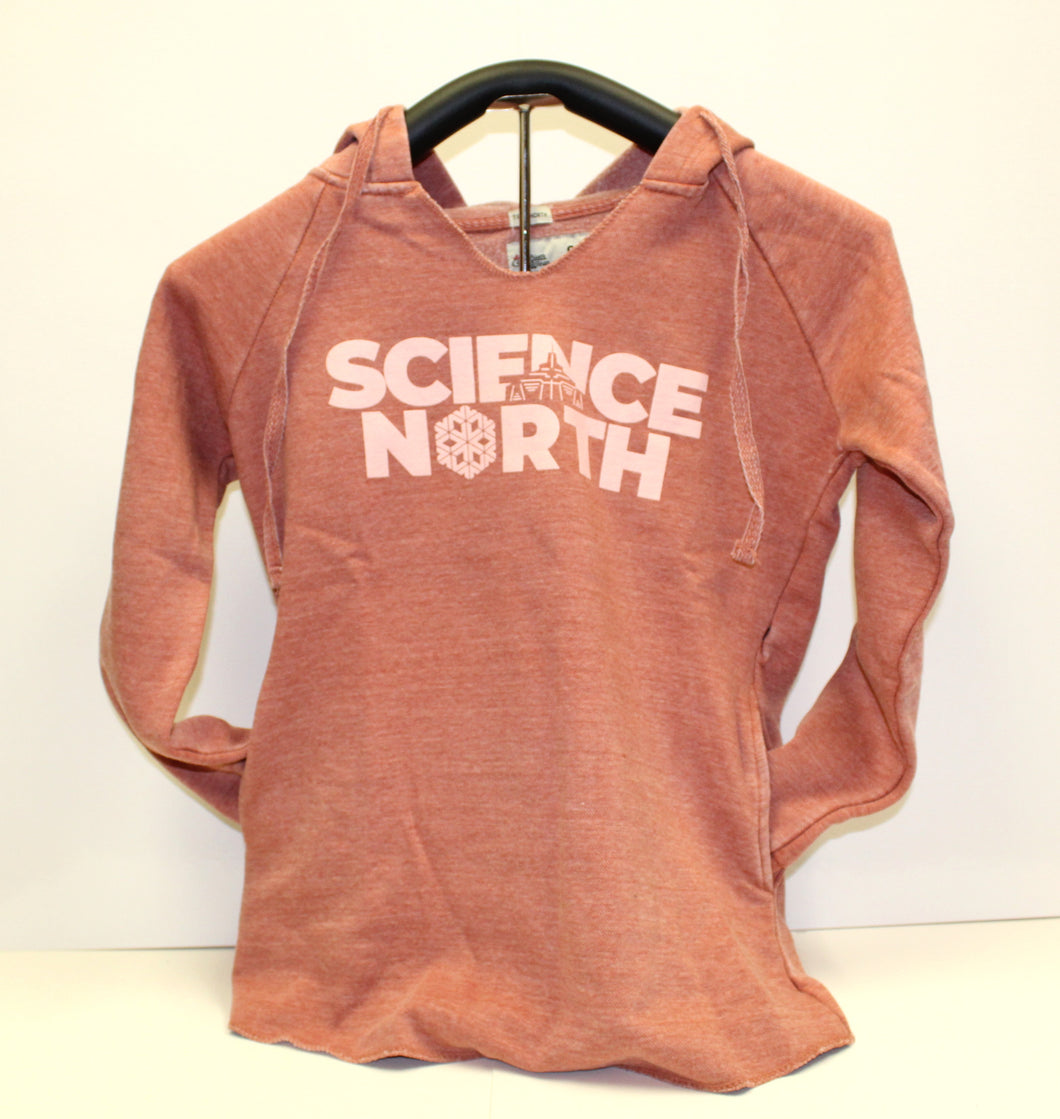 Clothing Adult-Science North V-Neck Hoodie Terracotta