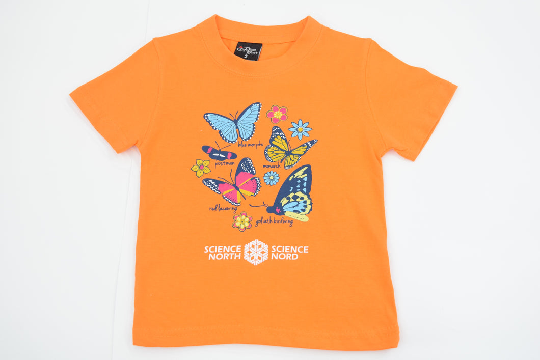 <transcy>T-shirt à papillon multiple</transcy>